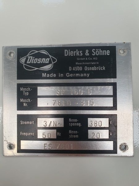 Diosna spiraalkneder SP 160 D - Afbeelding 4